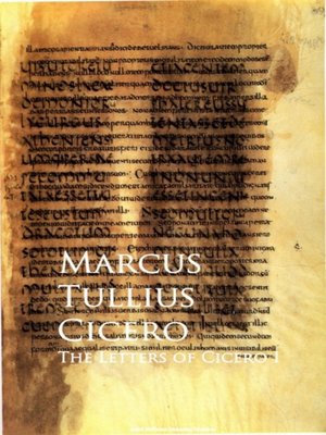 cover image of The Letters of Cicero I